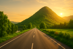 On the road