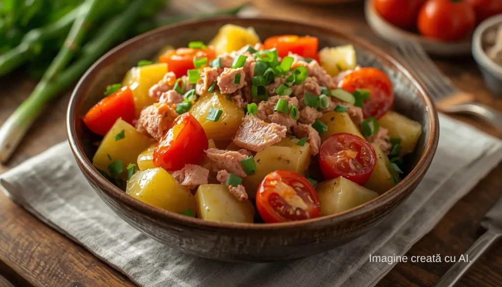 Rețete rapide pentru prânz sănătos și sățios | UrbanVerse Salata de ton