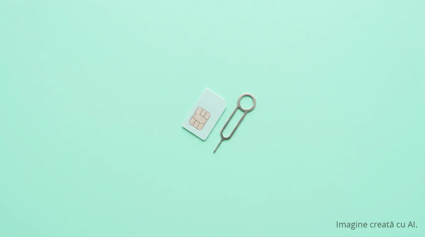 eSIM: ce este, cum funcționează și de ce îți schimbă vacanțele — ghid 2026 | UrbanVerse Cartelă SIM fizică și acul de scoatere, ieșite la pensie